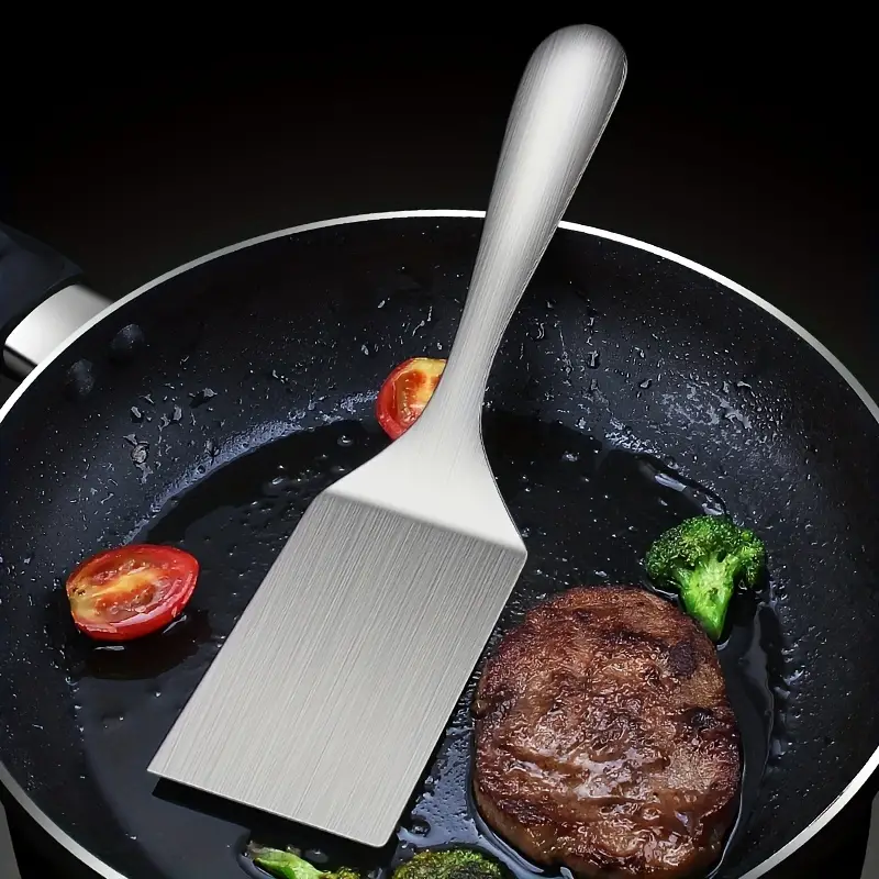 Durable Stainless Steel Steak Spatula For Non stick Pans - Temu