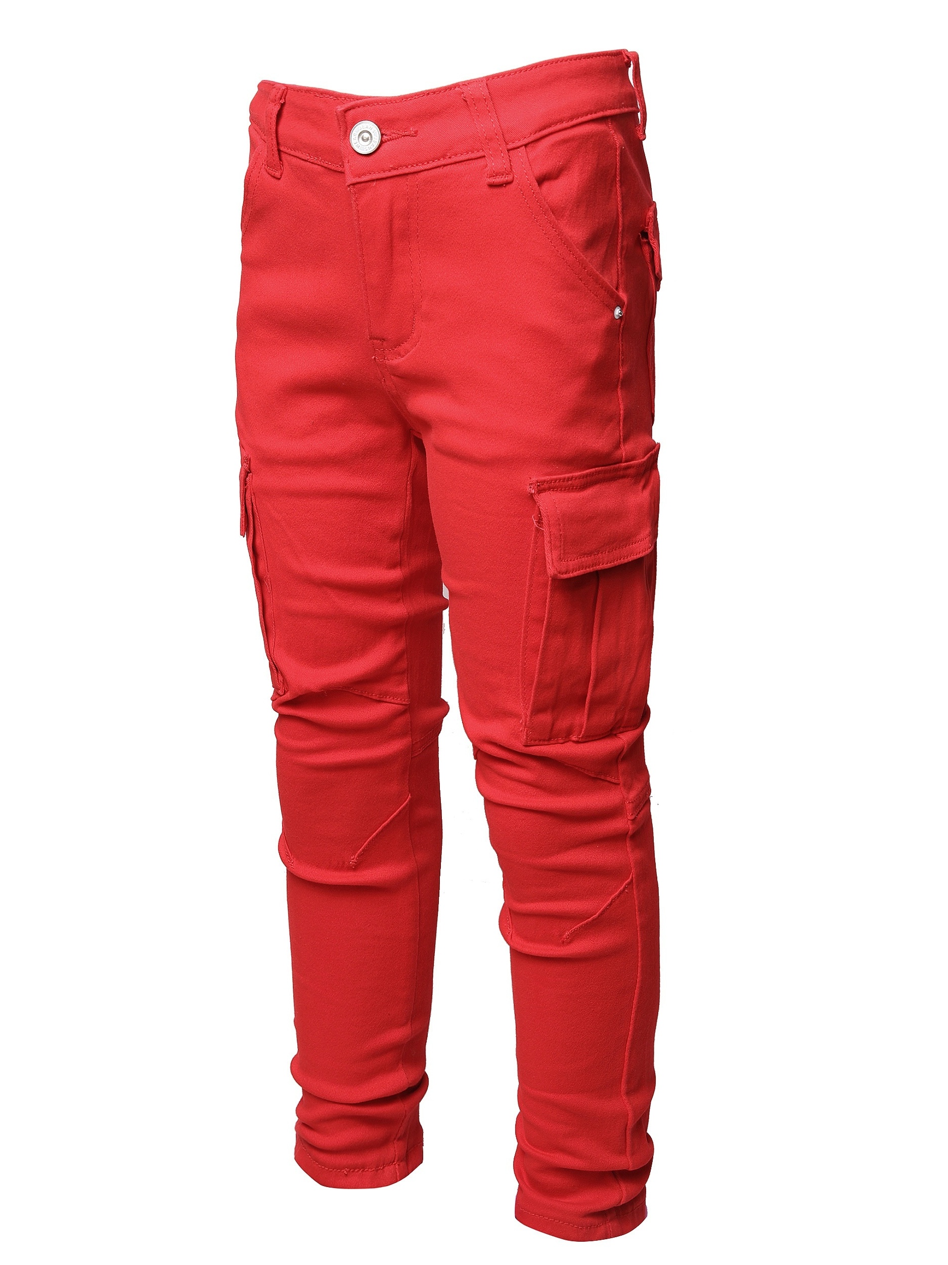 Boys Teen Casual Plain Color Pocket Side Jeans Pants Clothes - Temu Canada