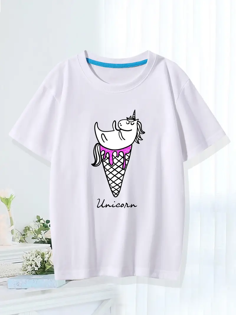 Tops for Women Casual Summer 65 Polyester 35 Cotton Tshirts Ice