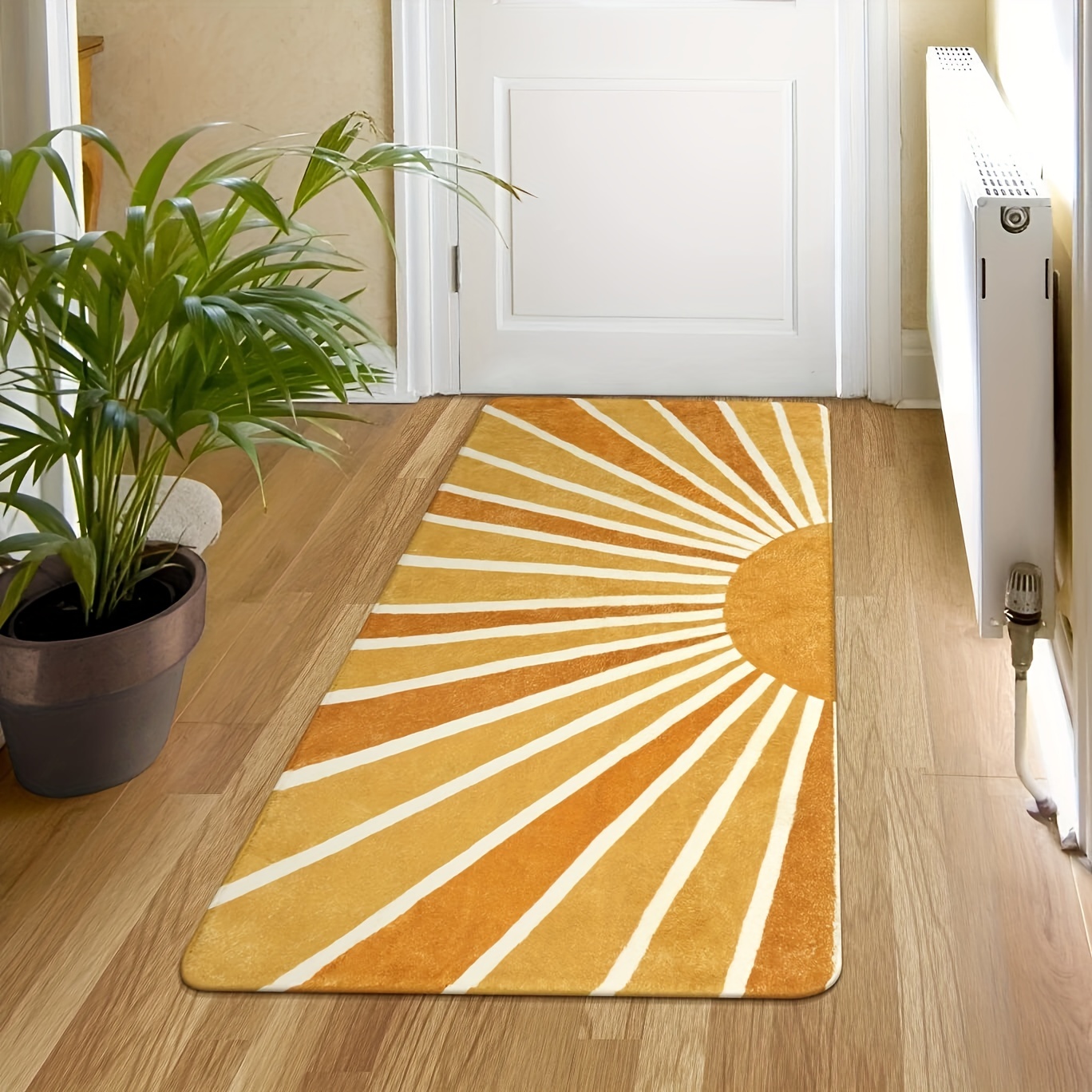 Cinquefoil- Cinnamon: 4X6 Indoor/outdoor floor mat – Rhadi Living