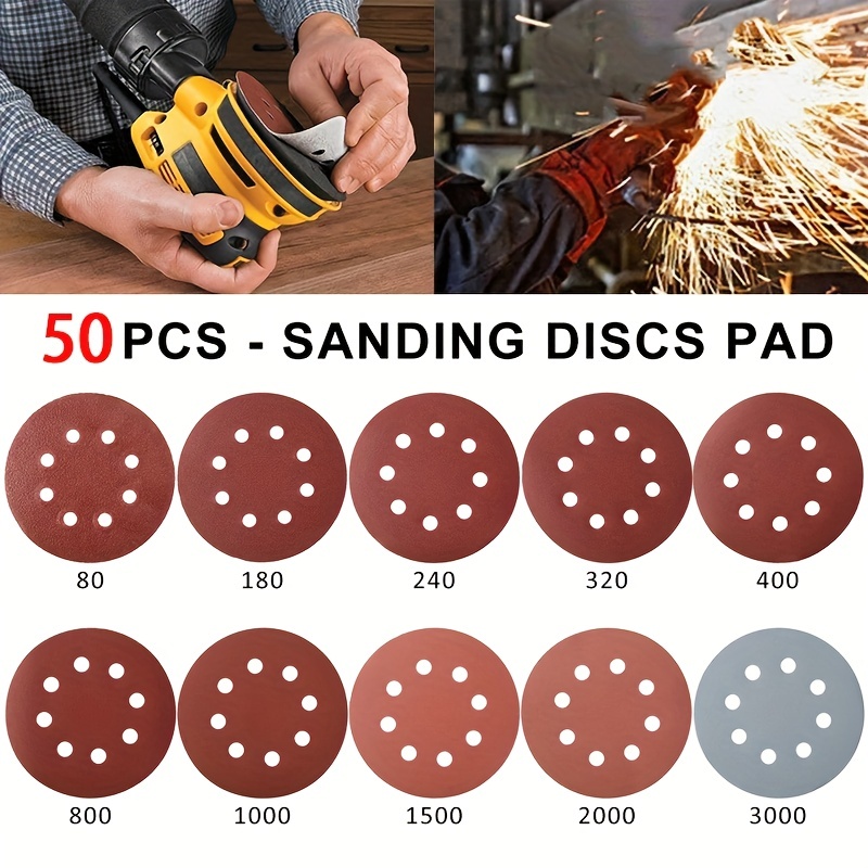 Round Hook And Loop Sandpaper Sanding Abrasive Disc Backing - Temu Canada