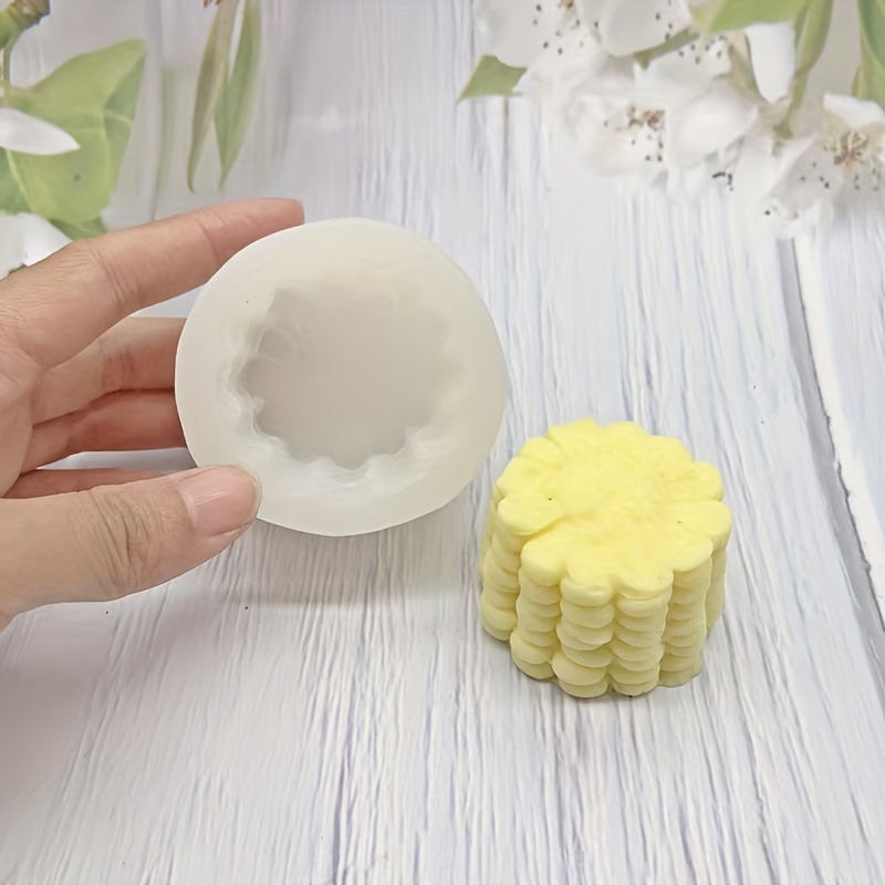 3D Corn Fondant Silicone Mold-corn Candle Mold-aromatherapy Candle