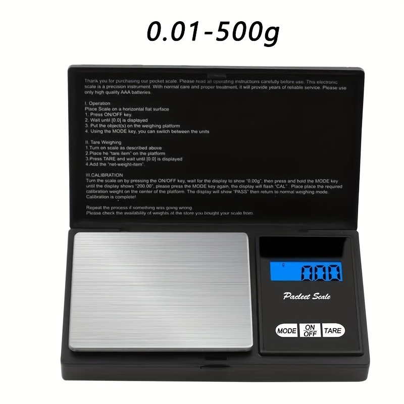 Flip-open Lid Pocket Digital 200g by 0.01g Gram Scale