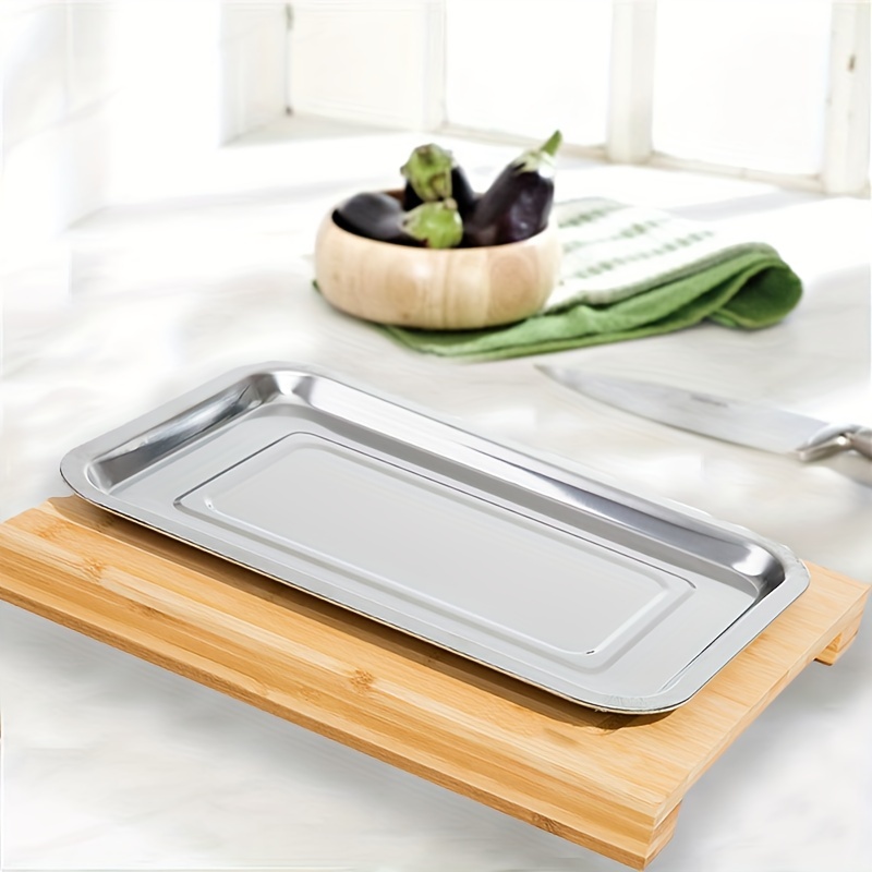 BAMBOO LAND Large bamboo cutting board with trays/drawers/container and  bamboo lids, Chopping board with juice grooves, handles & food