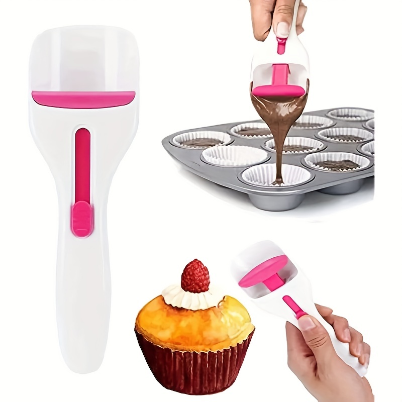 Effortless Baking With The Cupcake Scoop: Bpa-free Batter Dispenser With  Measuring Function For Equal Amounts & Dishwasher Safe For Drip-free  Cleanup! - Temu United Arab Emirates