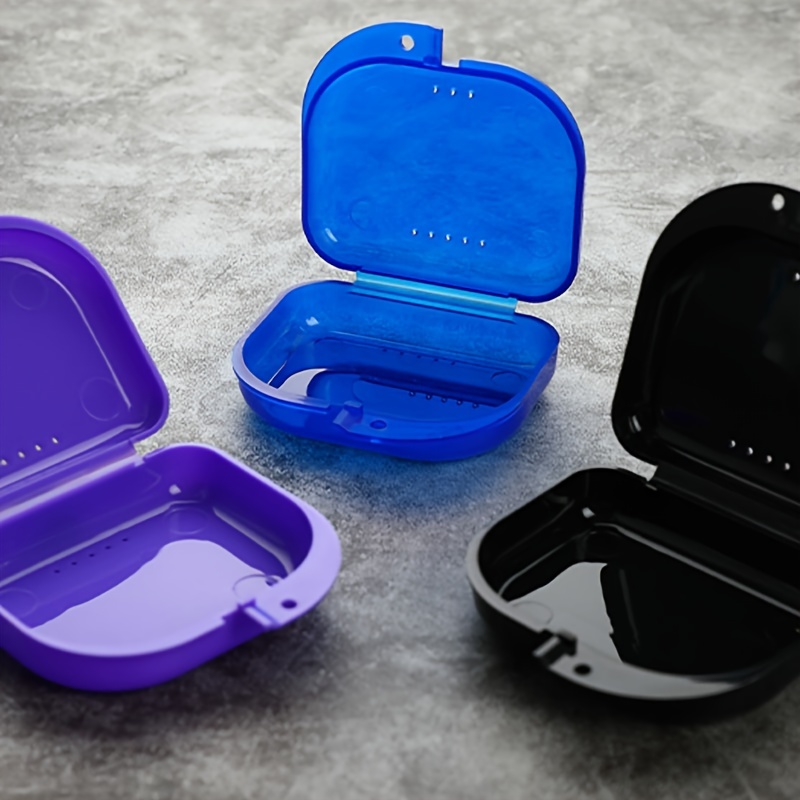 Plastic Tooth Storage Box for Dentures & Braces