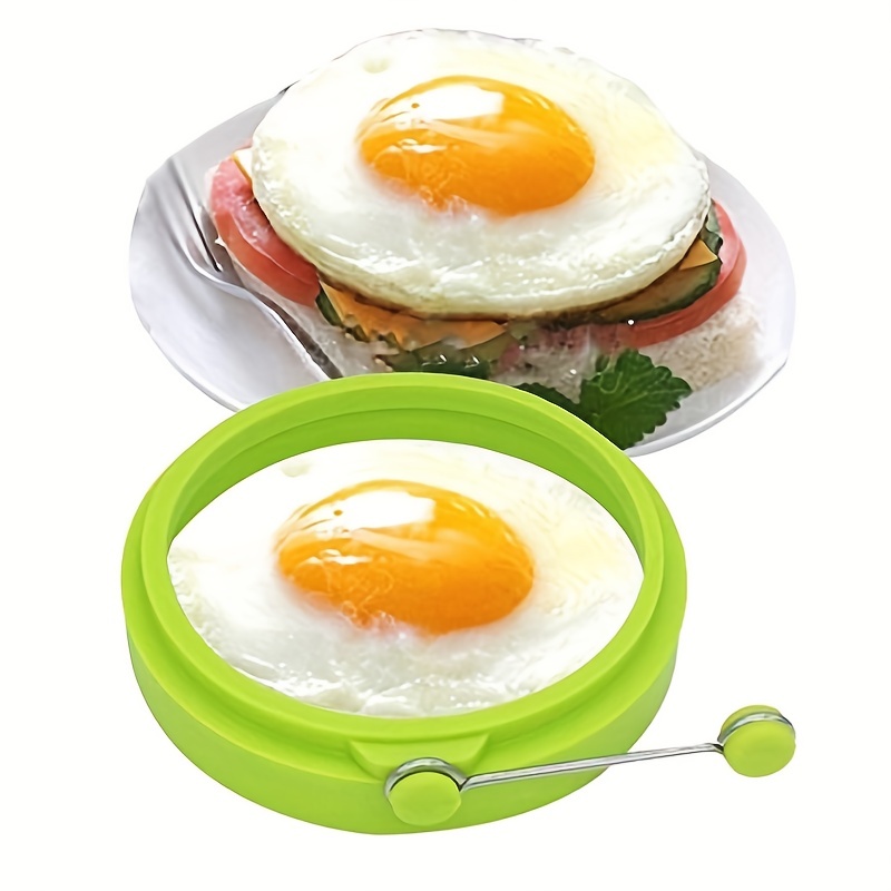 2/4pcs, Egg Mold, Egg Ring Molds, Fried Egg Mold, DIY Fried Egg Mold,  Creative Egg Mold, Kawaii Egg Mold, Egg Ring Molds For Cooking, Metal Ring  Mold