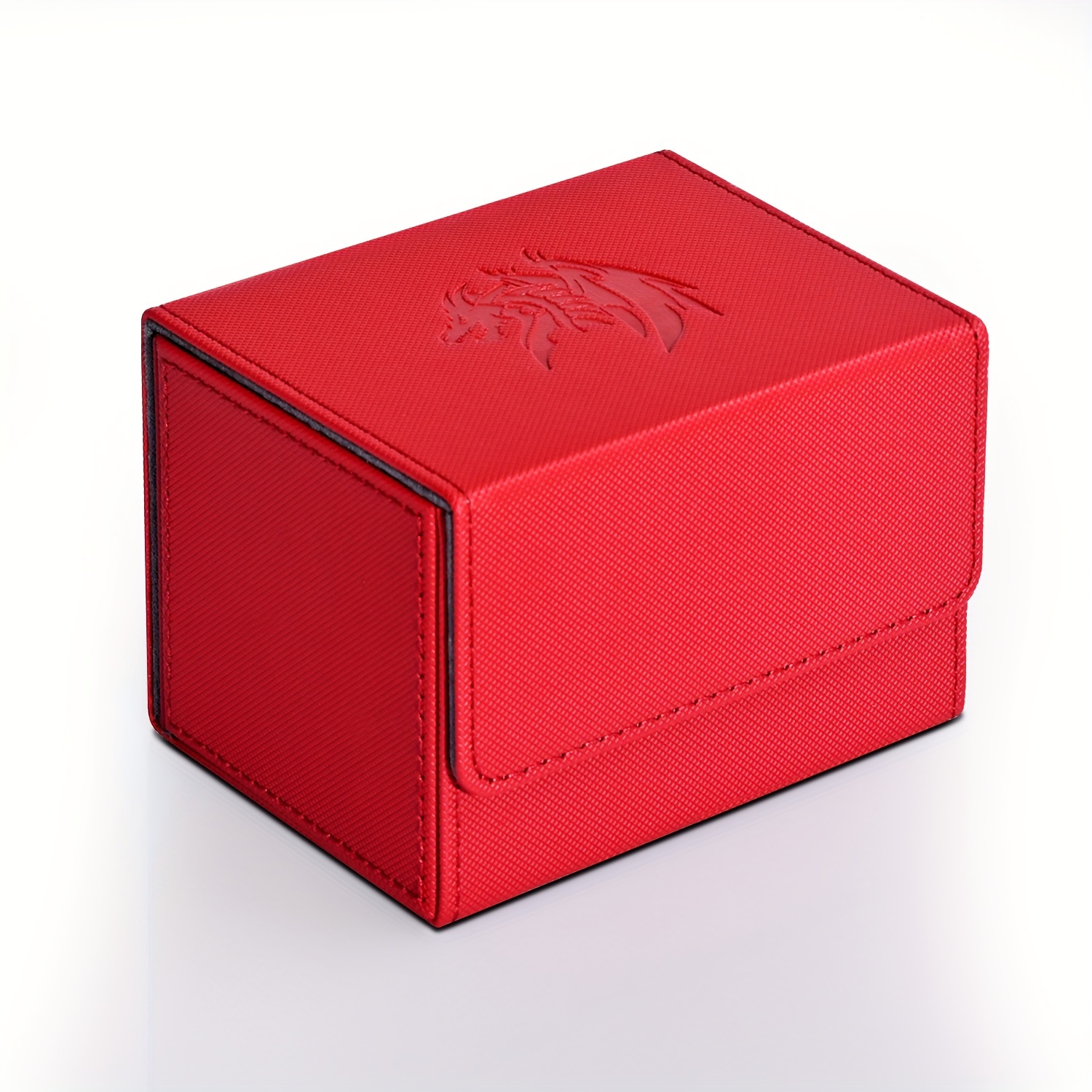 Mtg Deck Card Boxes 1 Leather Deck Storage Box With 6 - Temu