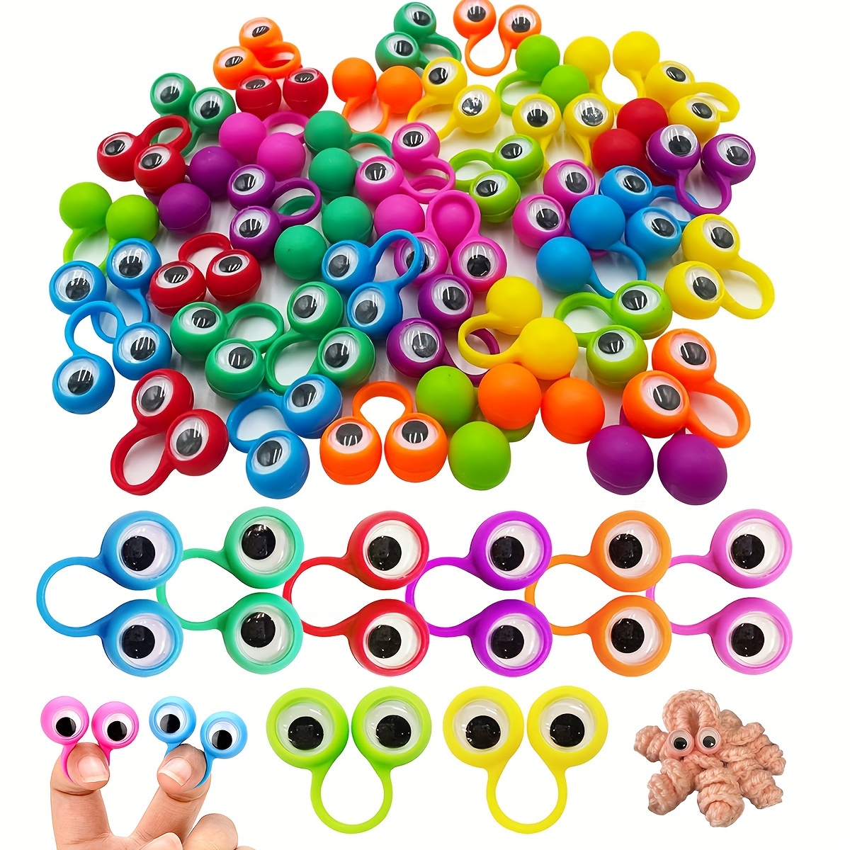 8PCS plastic eyeballs for crafts Fake Eyeballs Halloween Eyeballs