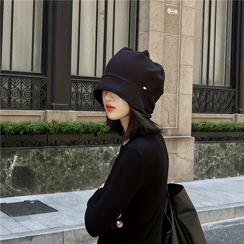 Women\'s Fashion Versatile Solid Temu Ear Protection - Warm Color