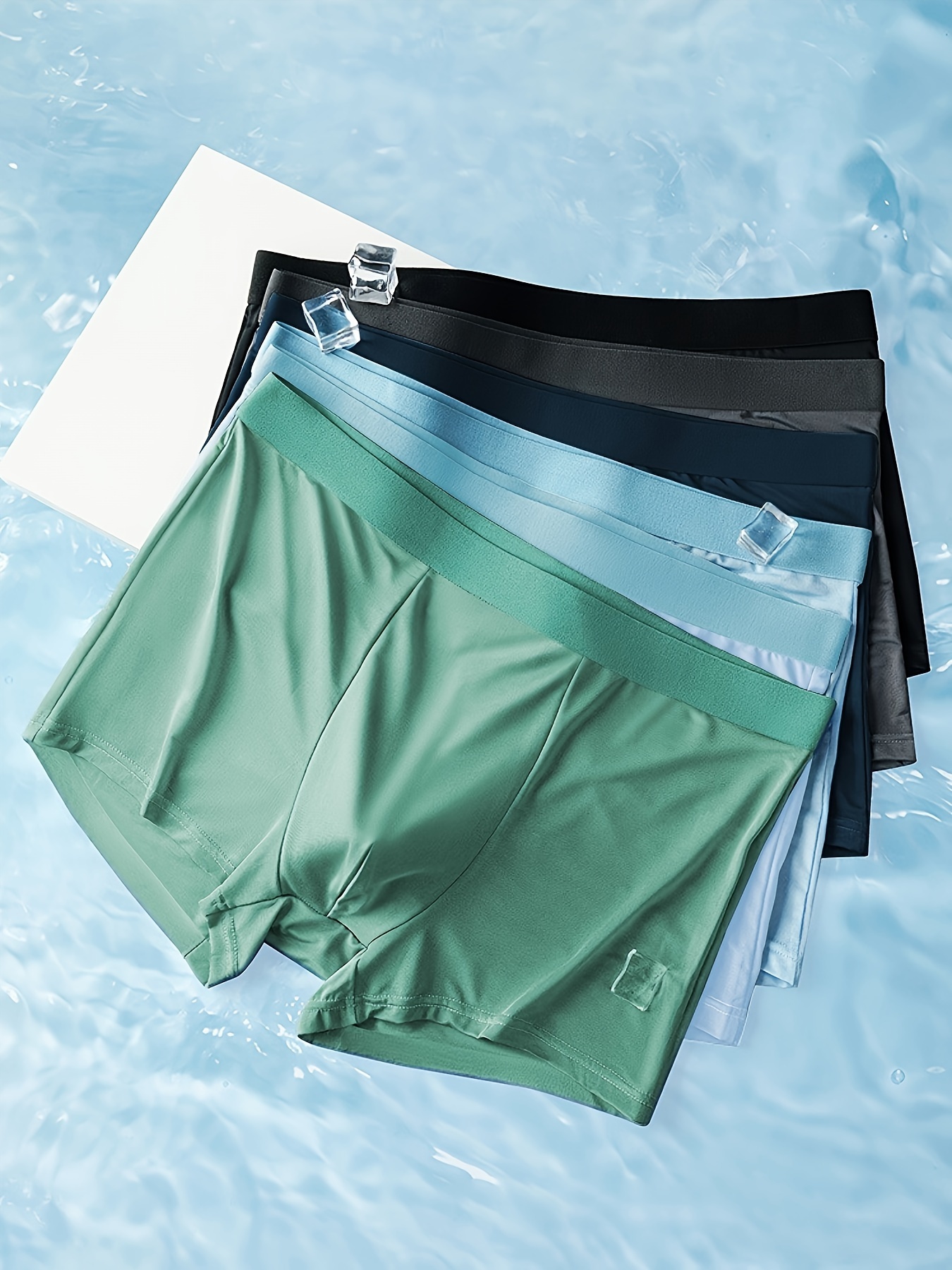  Cedir Men's Penis Hole Bulge Pouch Boxer Briefs Bottoms  Underwear L Green: Clothing, Shoes & Jewelry