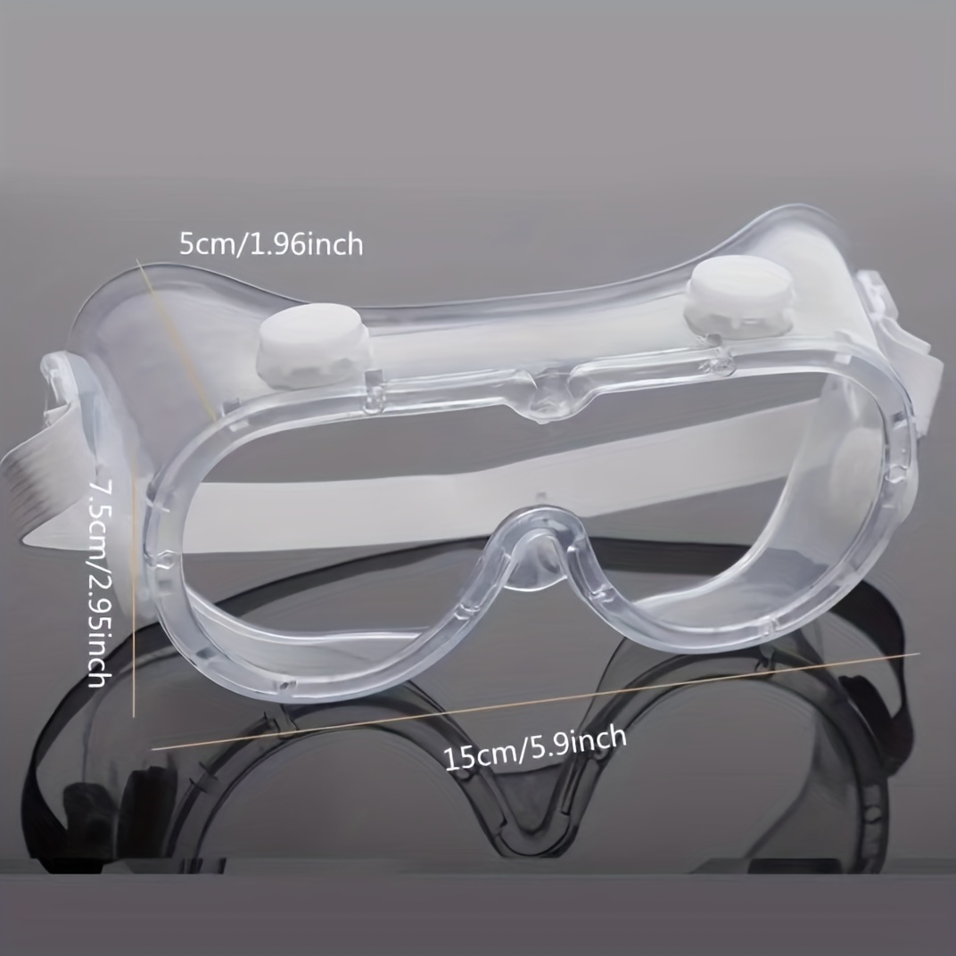 1pc Gafas Seguridad Impacto Lentes Resistentes Arañazos - Temu