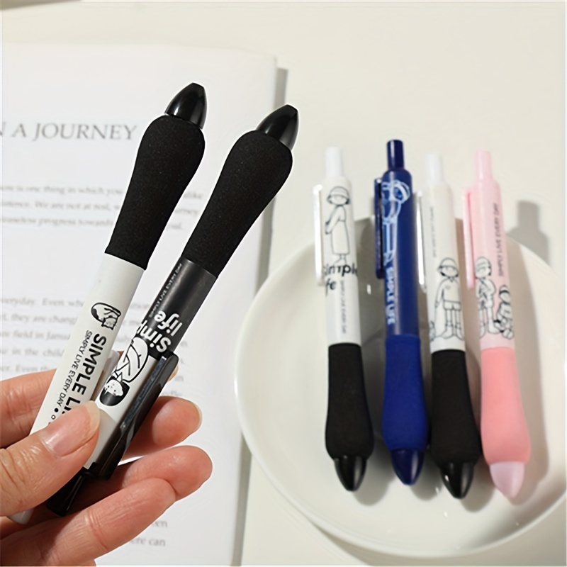 10pcs Colorful Life & Pieces 0.38mm Ball Point Pen