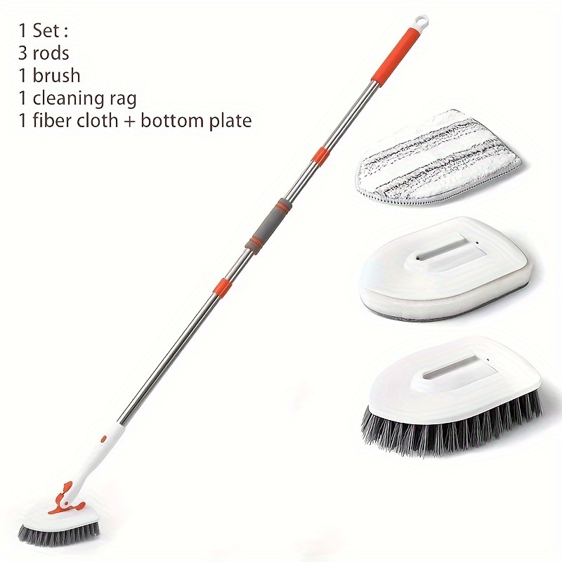 Shower Cleaning Brush With Extendable Long Handle Tub And - Temu