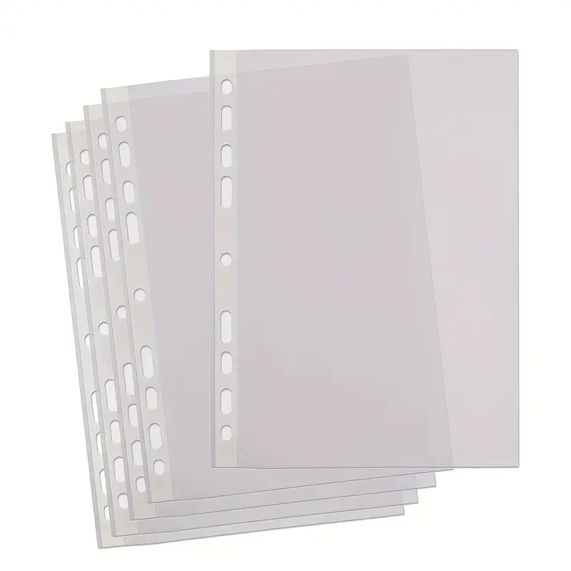 A4 Size Sheet Protectors Clear Page Protectors For 3 Ring - Temu