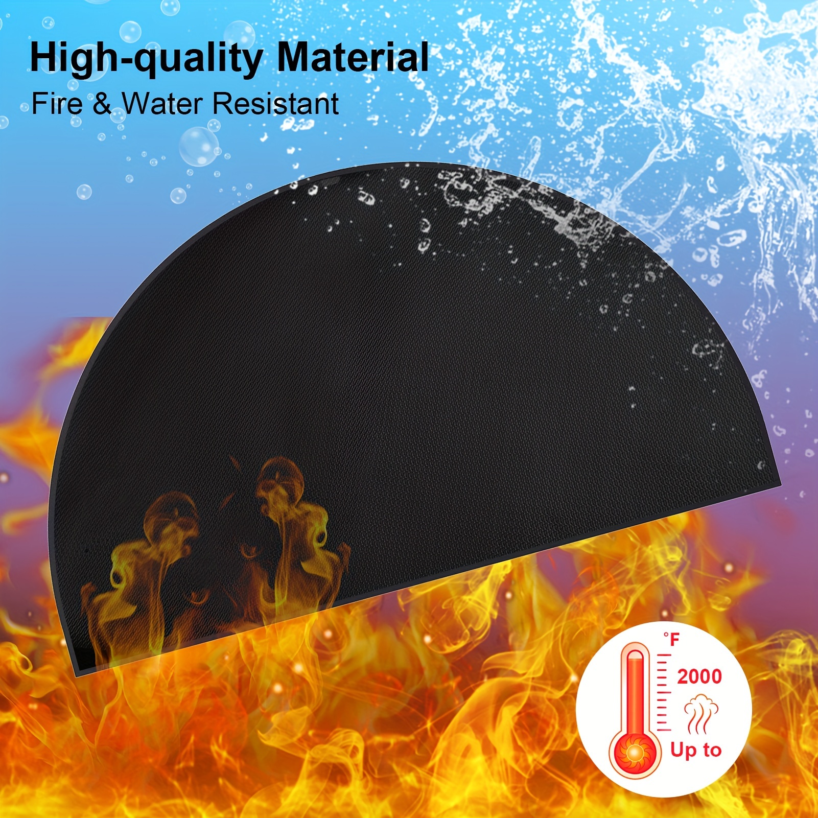heat-resistant waterproof insulation material for fireplaces