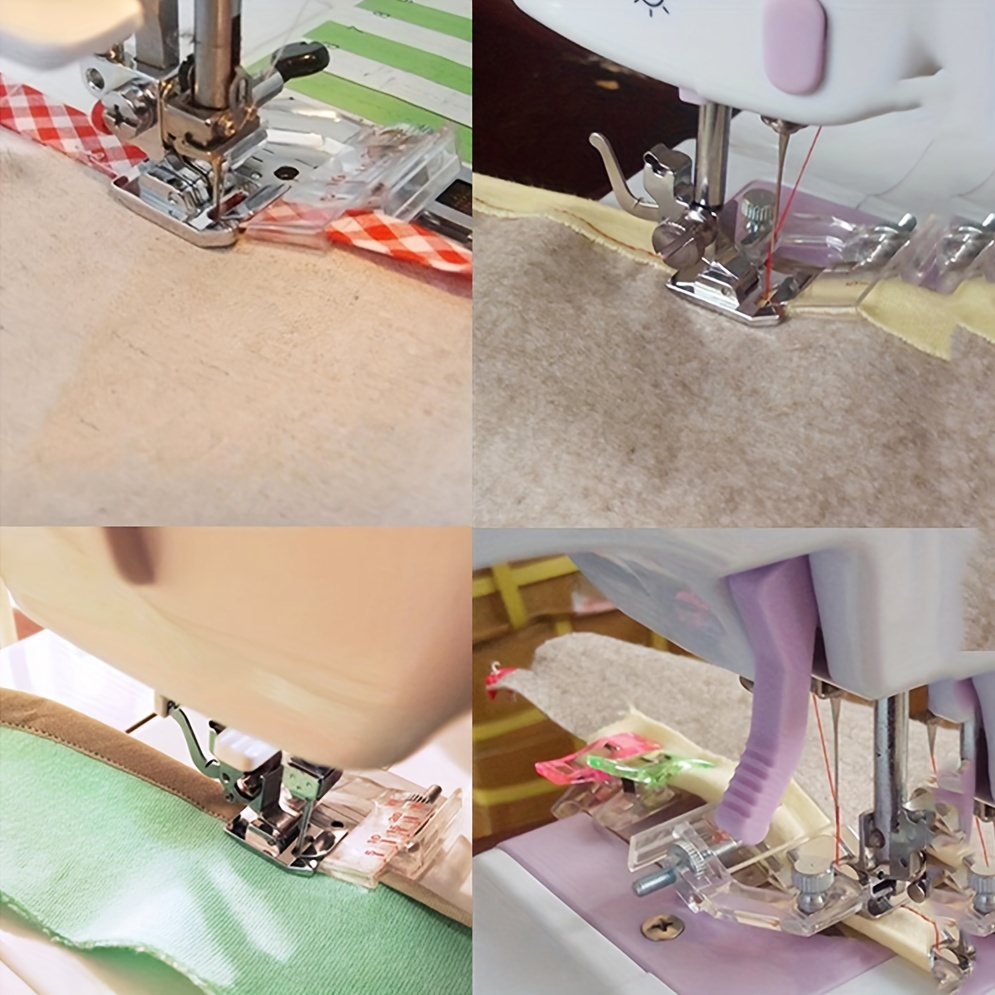 3pcs Rolled Hem Presser Foot Hemming Foot Kit For Sewing Rolled Hemmer  Presser Foot For Singer Brother Janome Home Sewing Machine Accessories