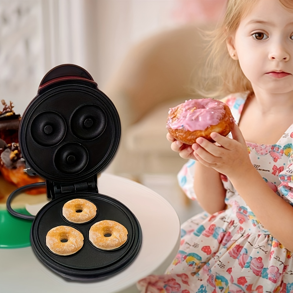  Mini Donut Maker for Kids Breakfast Waffle Sandwich
