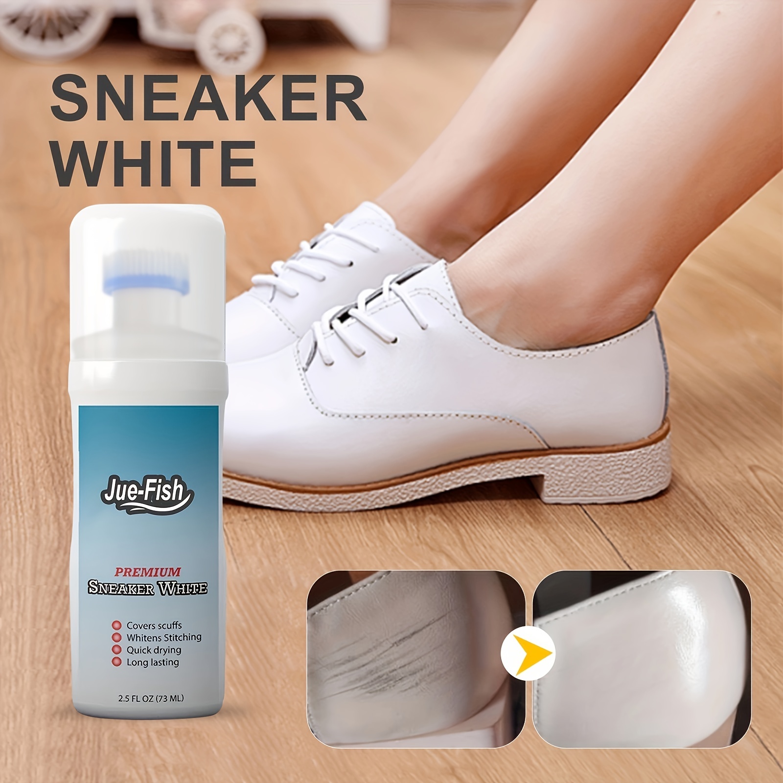 Limpiador Zapatillas Blancas, Blanqueador Para Calzado, Kit