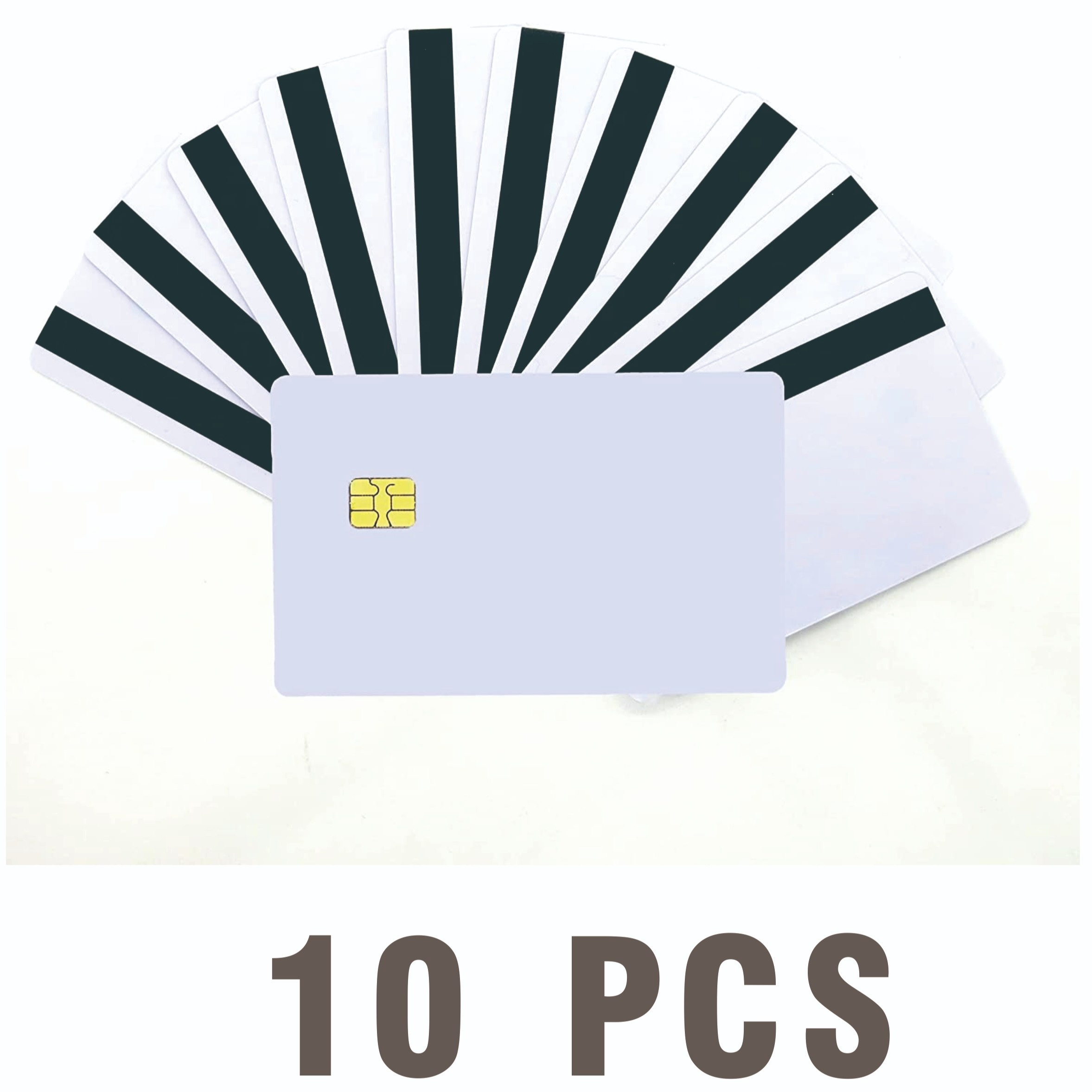 10pcs White Cards With Chip Blank Cards With Chip Blanks Cards IC Cards