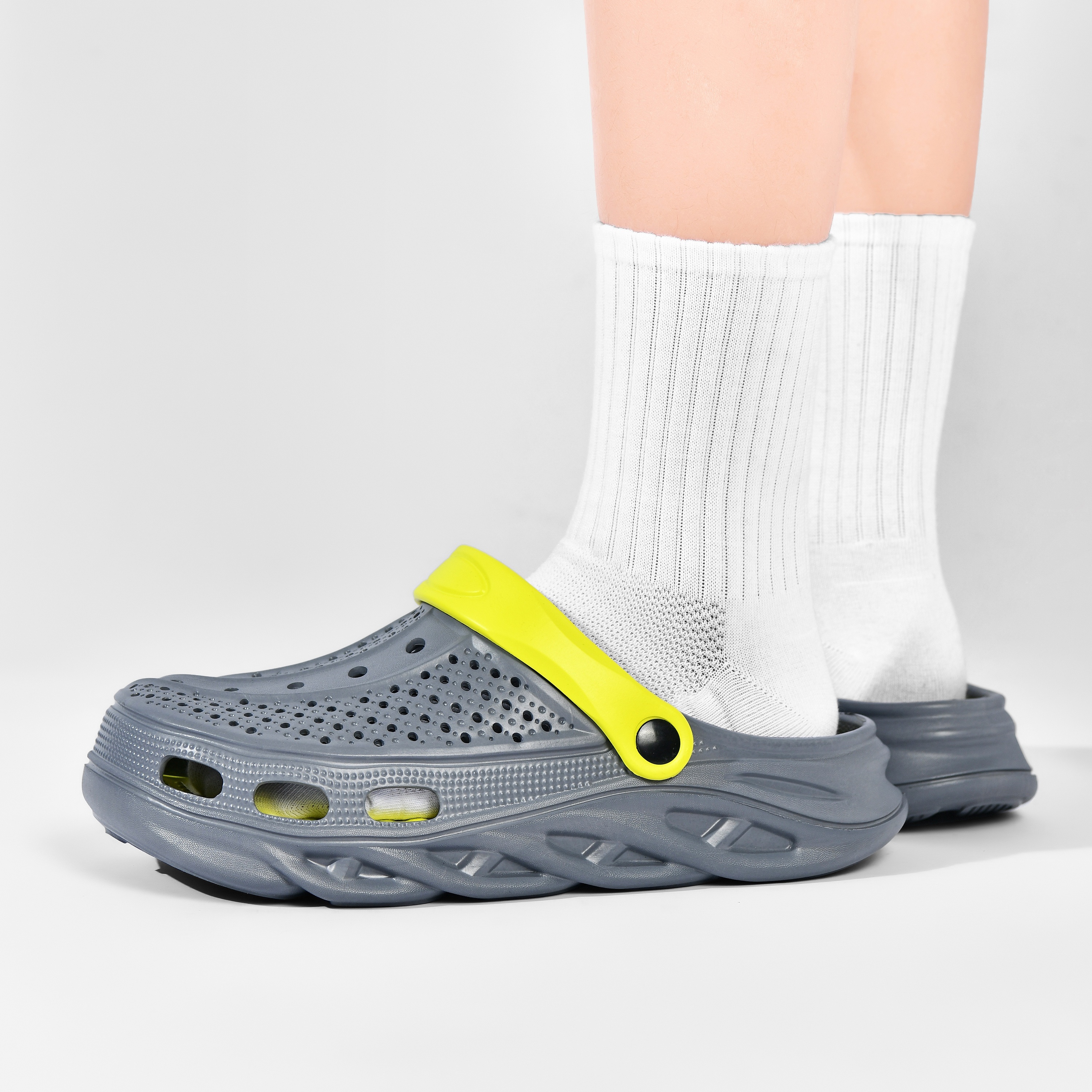 mens eva slides casual non slip slippers open toe shoes for indoor outdoor beach shower Product details 27