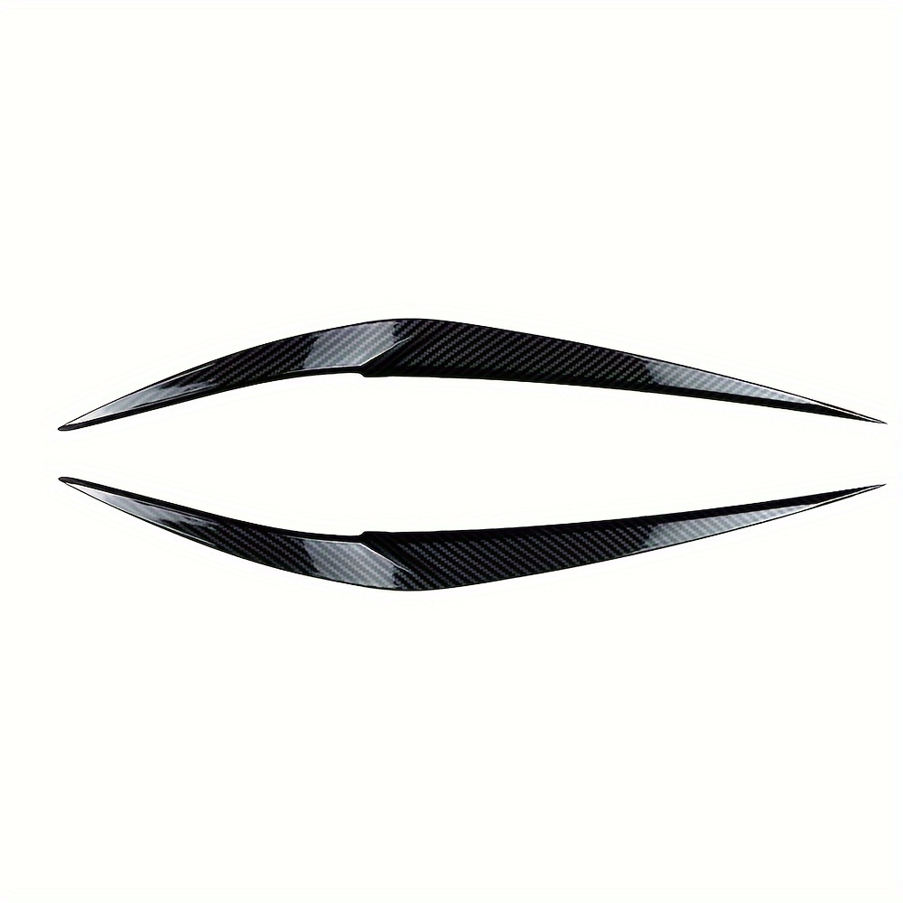 For BMW X1 F48 2016-2021 Headlight Eyelid Headlamp Eyebrow Trim Car Front  Head Light Lamp Cover Brow Sticker