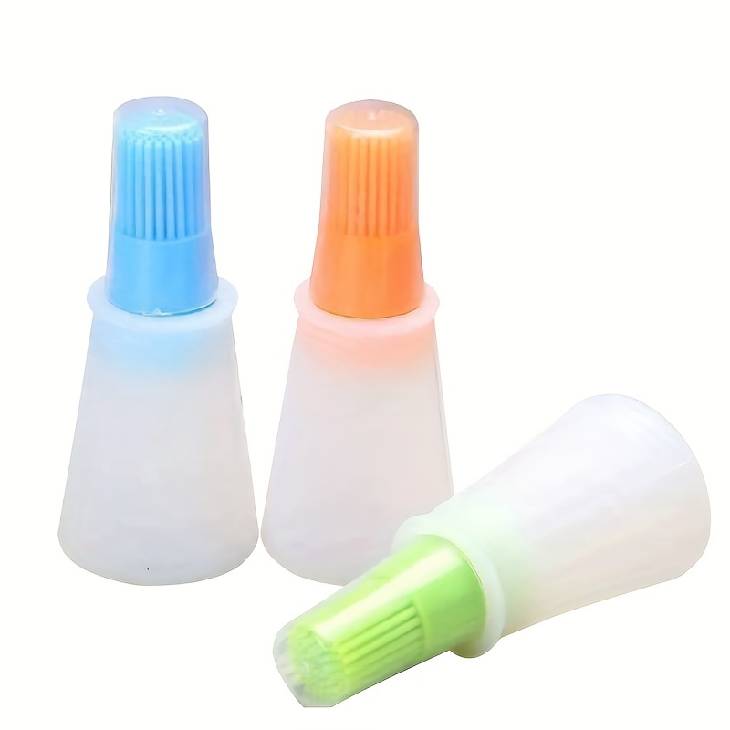 Oil Brush Silicone Baking Brush With Oilcan Barbecue Brush - Temu