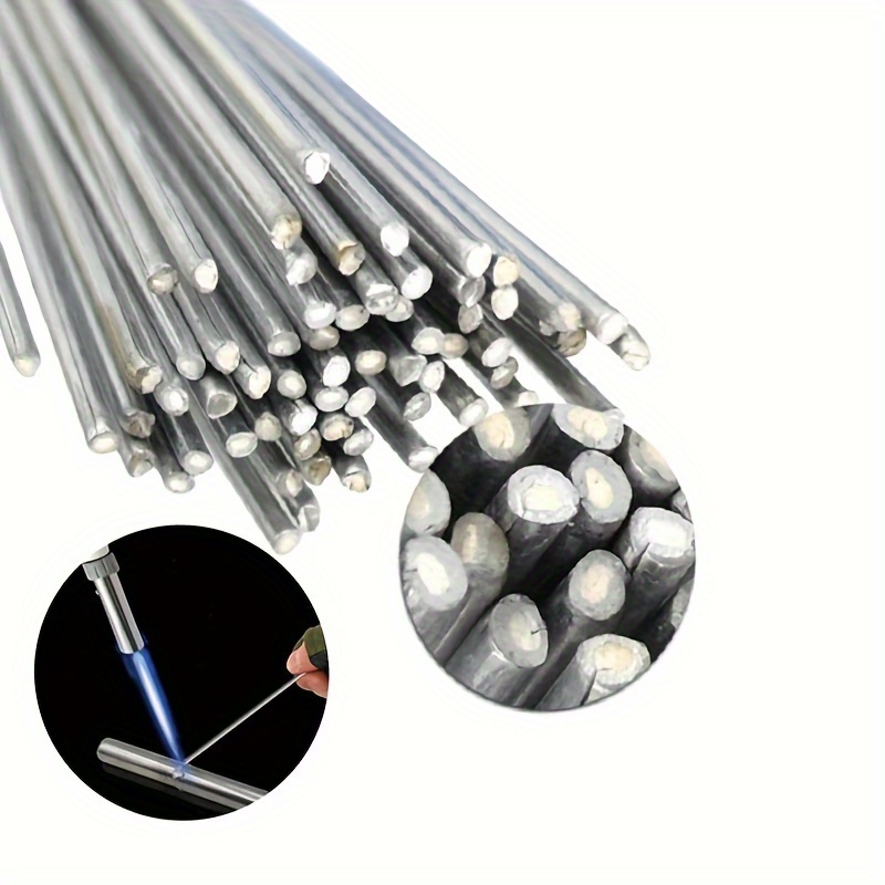 20pcs JUEMEL Aluminum Welding Rods, Universal Low Temperature Welding Cored  Wire, Multipurpose Copper Aluminum Repair Rods For Welding Alloy, Stainles