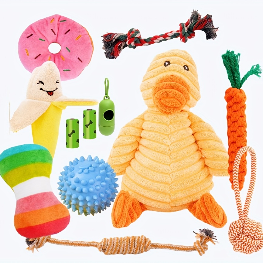 Cute Fun Plush Dog Toys Perfect For Small Dogs Squeaks - Temu