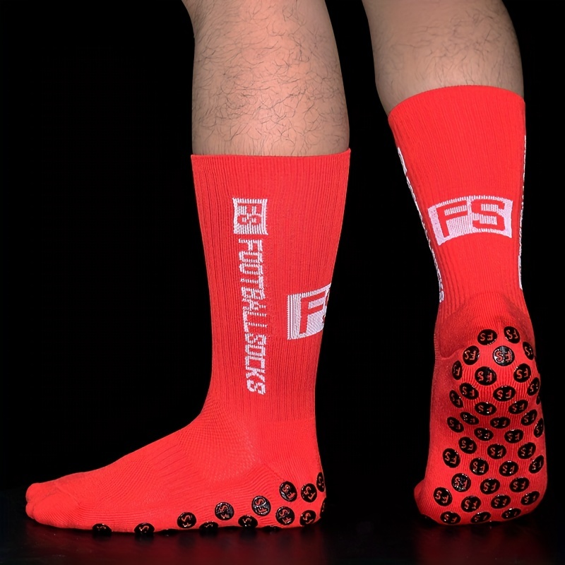 Mens Football Grip Socks Anti-Slip Thick Sole Enhanced Comfort - Futtymania  - Futtymania