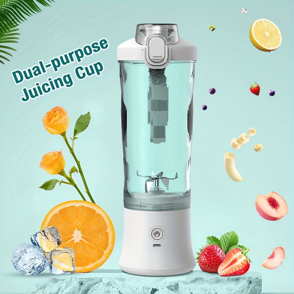 Portable Electric Juicer Bottle Mini Blender For Fresh Juice Smoothies  Wireless