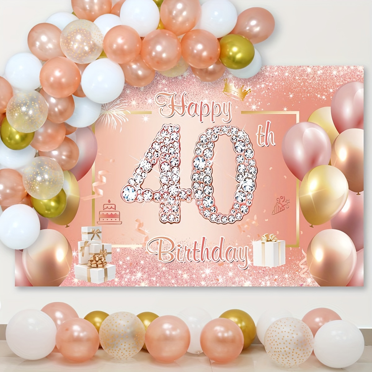 kit decoracion 40 cumpleaños