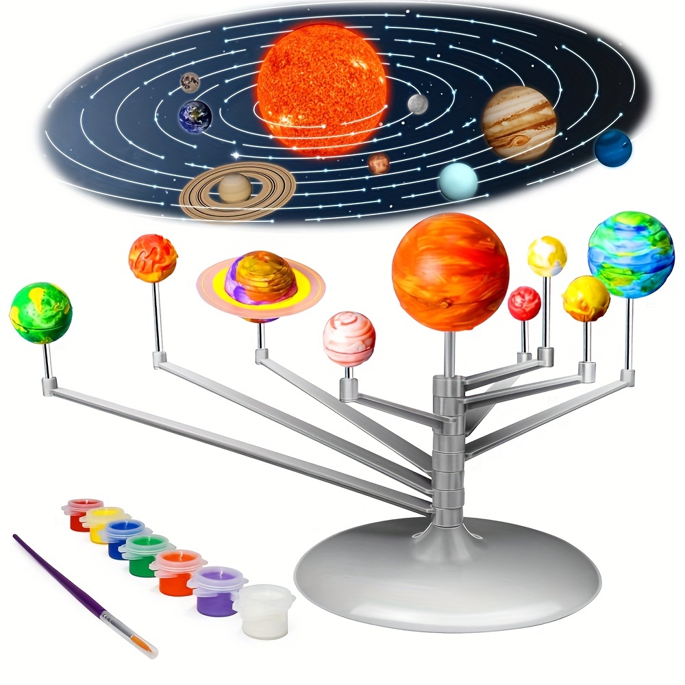 Modelo Ocho Planetas Sistema Solar Rompecabezas Educación - Temu