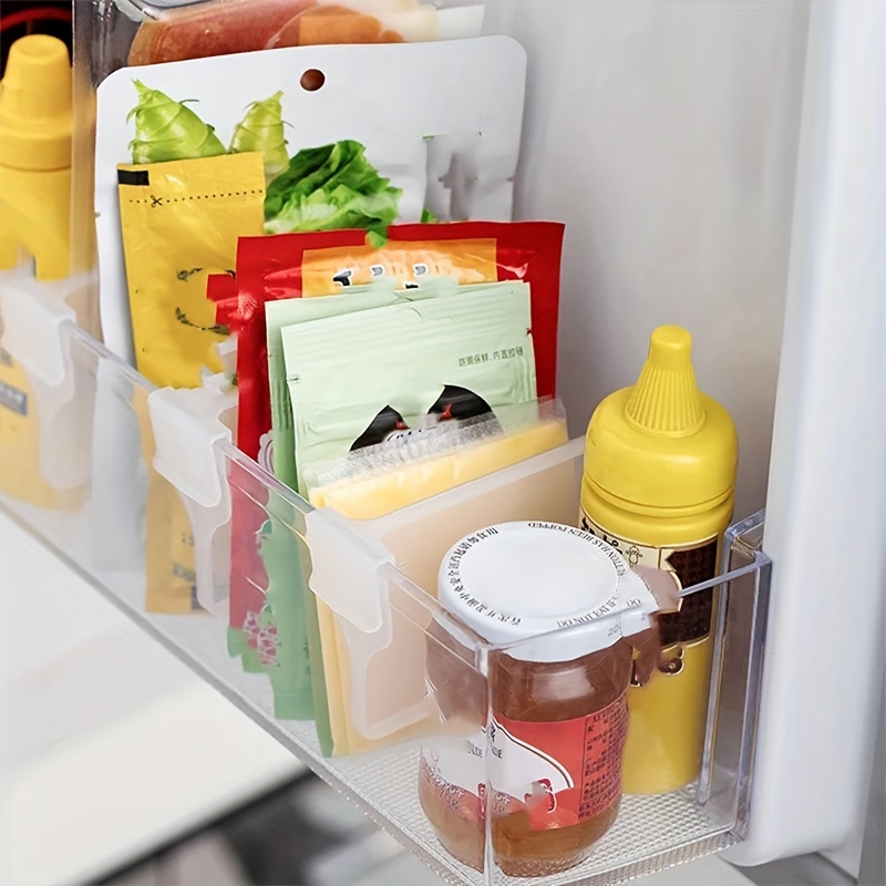 Retractable Tiered Fridge Organizer With Divider Shelf And - Temu