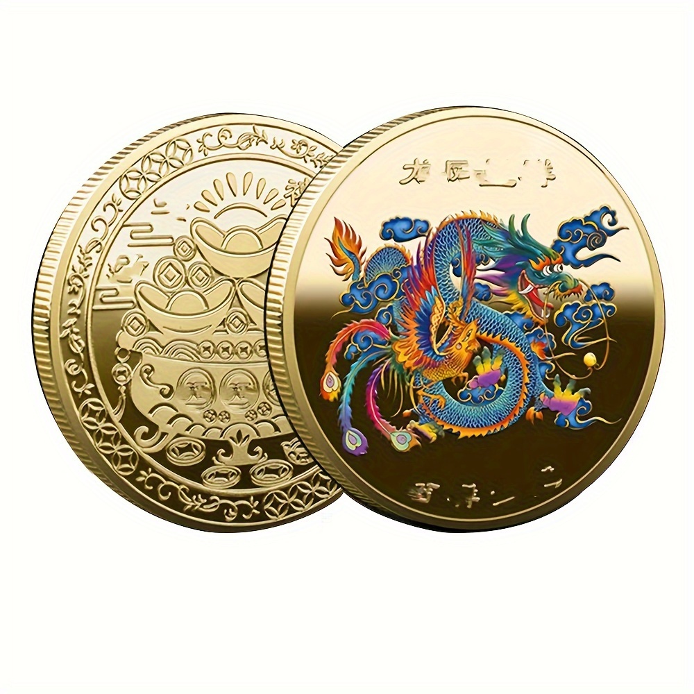 10 Piezas Monedas Fortuna China: Monedas 24 Mm Monedas - Temu Mexico
