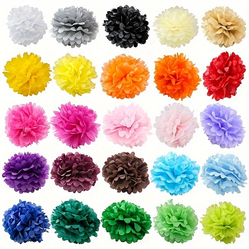 Pack Of 12 Colorful Clover Paper Flower Garland Decoration Reusable Party  Streamers Hanging Garland