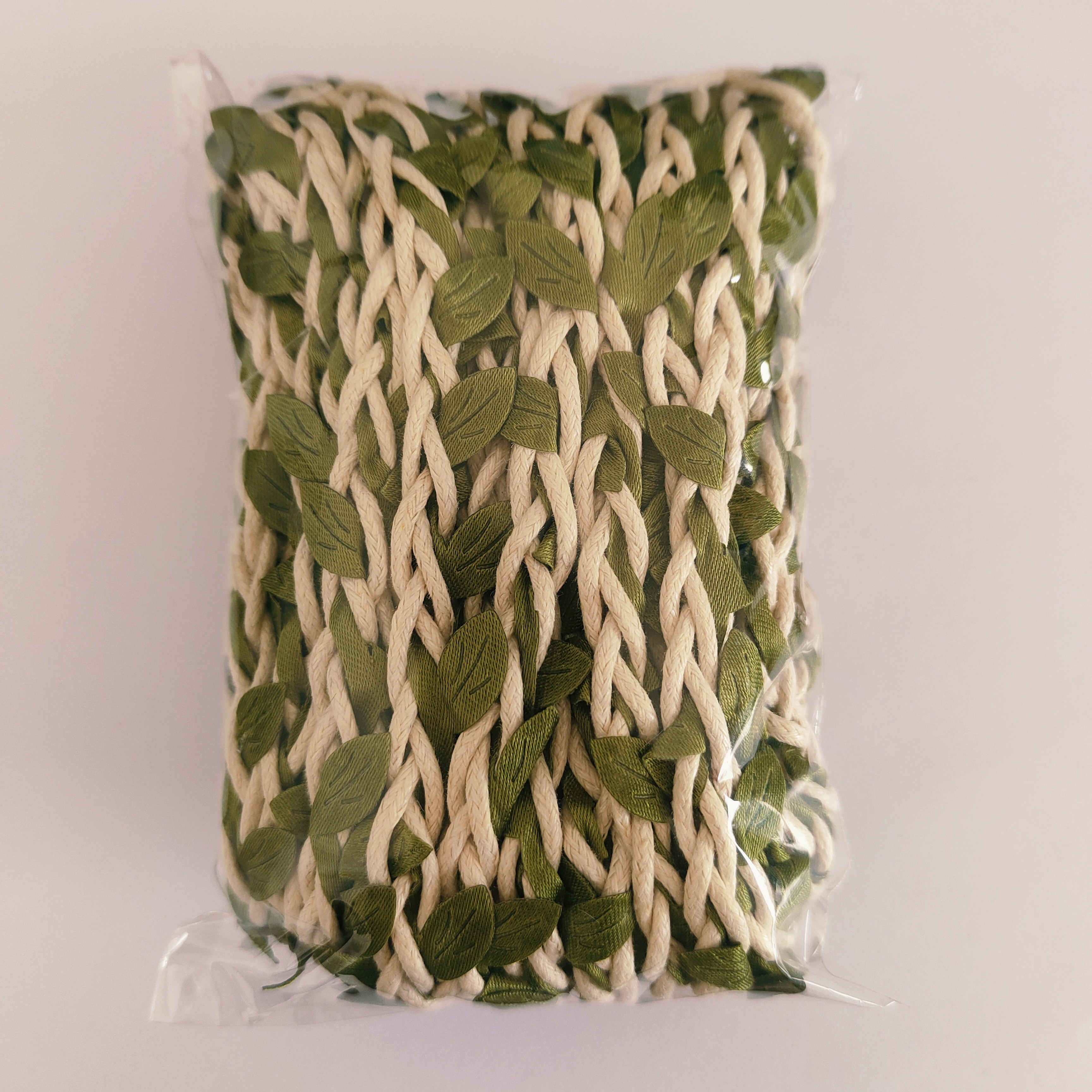 10 Yards Artificial Vines Burlap Green Leaf Ribbon Diy - Temu