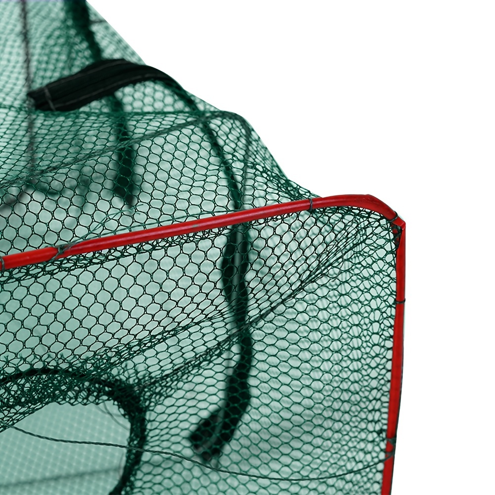 Mrisata Portable Bait Traps Fishing Nets Foldable Easy Use Hand Casting  Bait Traps Cage Baits Cast Mesh Trap for Fishes Shrimp Min Crayfish Crab