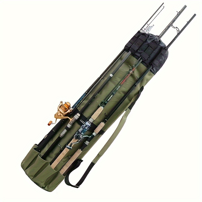 Zebco Fishing Tackle Rod Tele-Holdall Carry Bag Green 135cm