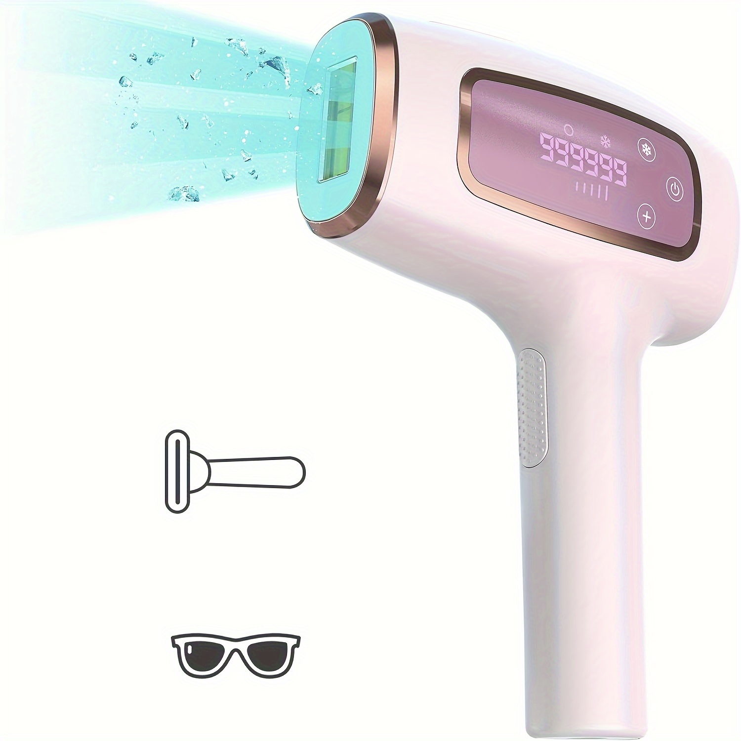 IPL Laser Hair Removal Device, Cordless Ice-Cooling IPL Hair