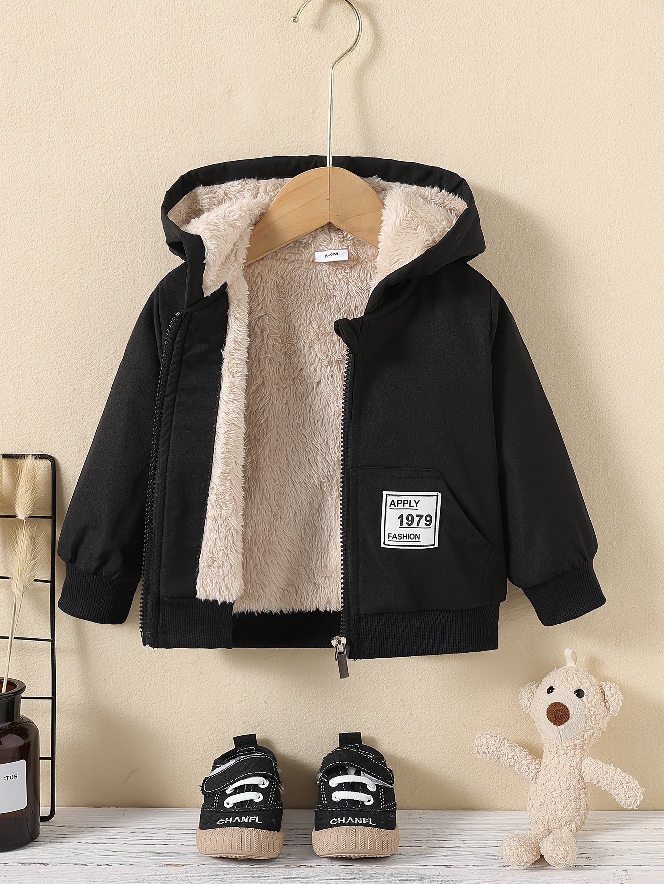 Toddler Boys Zipper Hooded Jacket Color Block Outerwear Baby Kids Clothes  Fall Winter - Temu Qatar