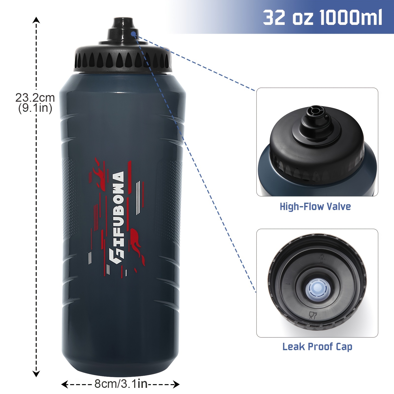 Squeeze Type Outdoor Sports Water Cup Bpa Free Easy To - Temu