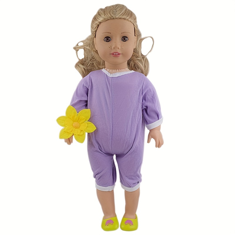 Cute Pajamas Dress For 18 Inch American Doll Accessory Girl Toy 43 cm Born  Baby Clothes