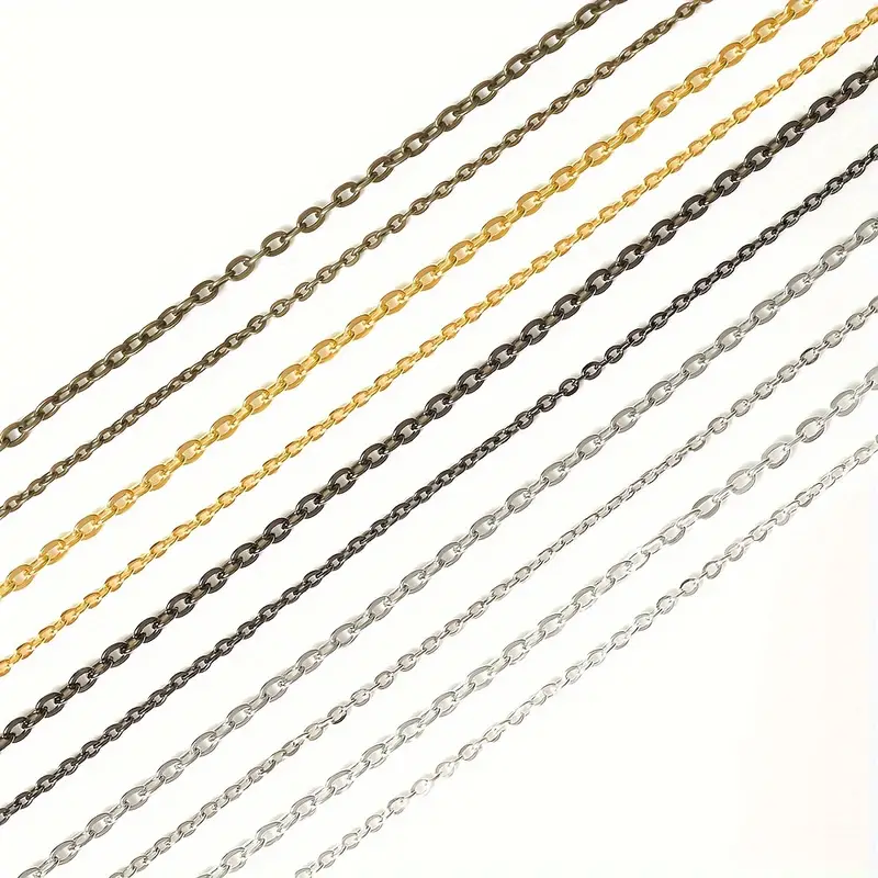 5meters Metal Chains Antique Bronze Plated Stainless Steel - Temu