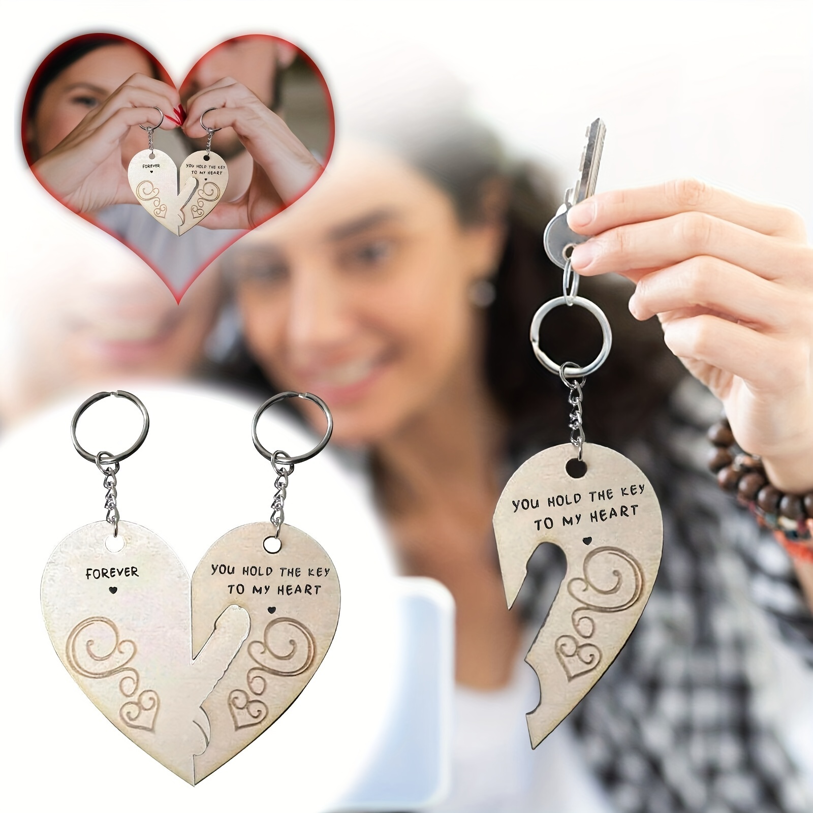  Valentines Day Gifts for Boyfriend from Girlfriend Husband  Valentines Gifts from Wife Funny Gifts for Boyfriend from Girlfriend  Anniversary Wedding Gifts for Couples Him Wedding Gifts Keychain for Men :  Office