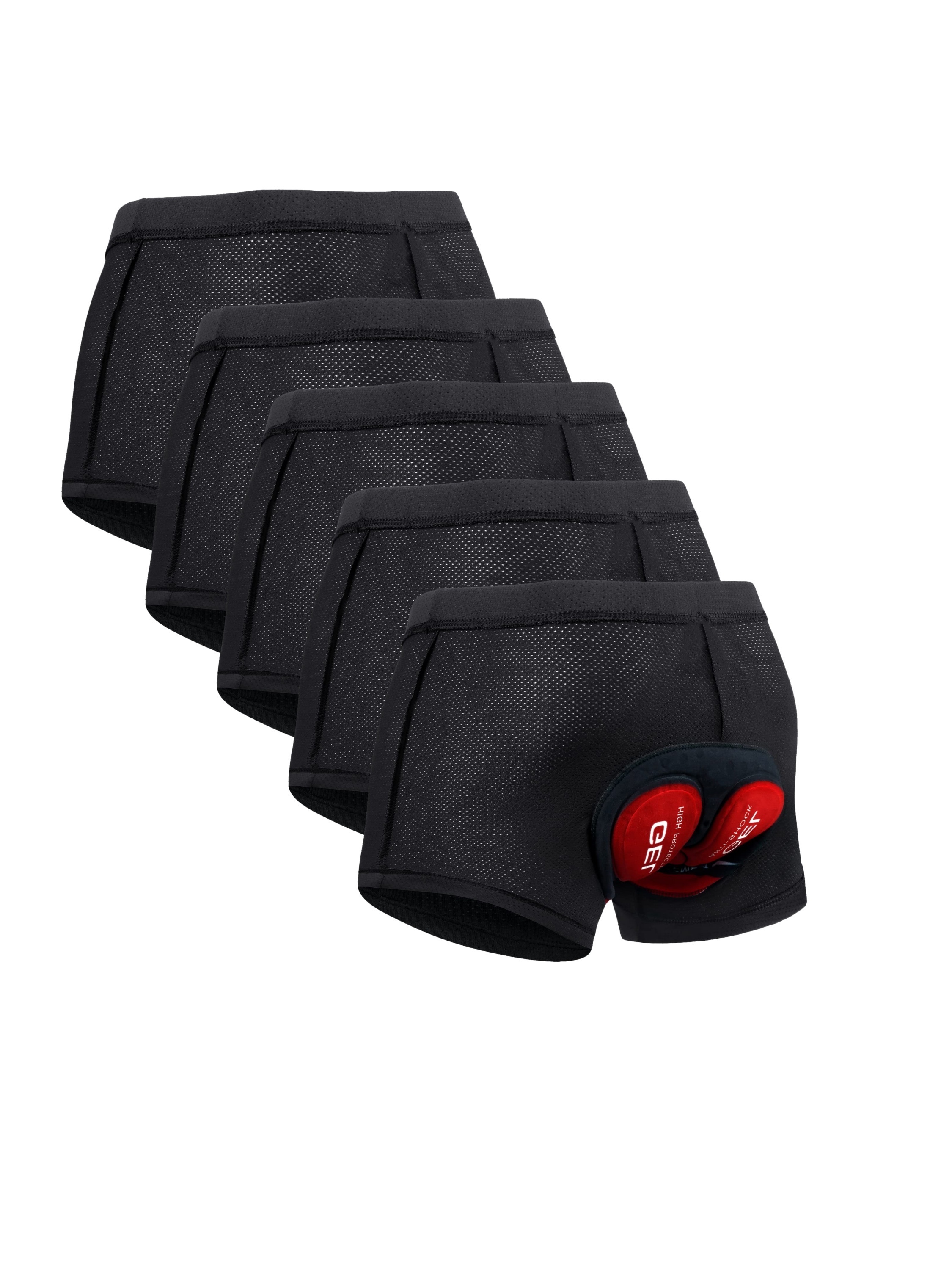 4d Padded Cycling Underwear Shorts Men Anti slip Leg Grips - Temu