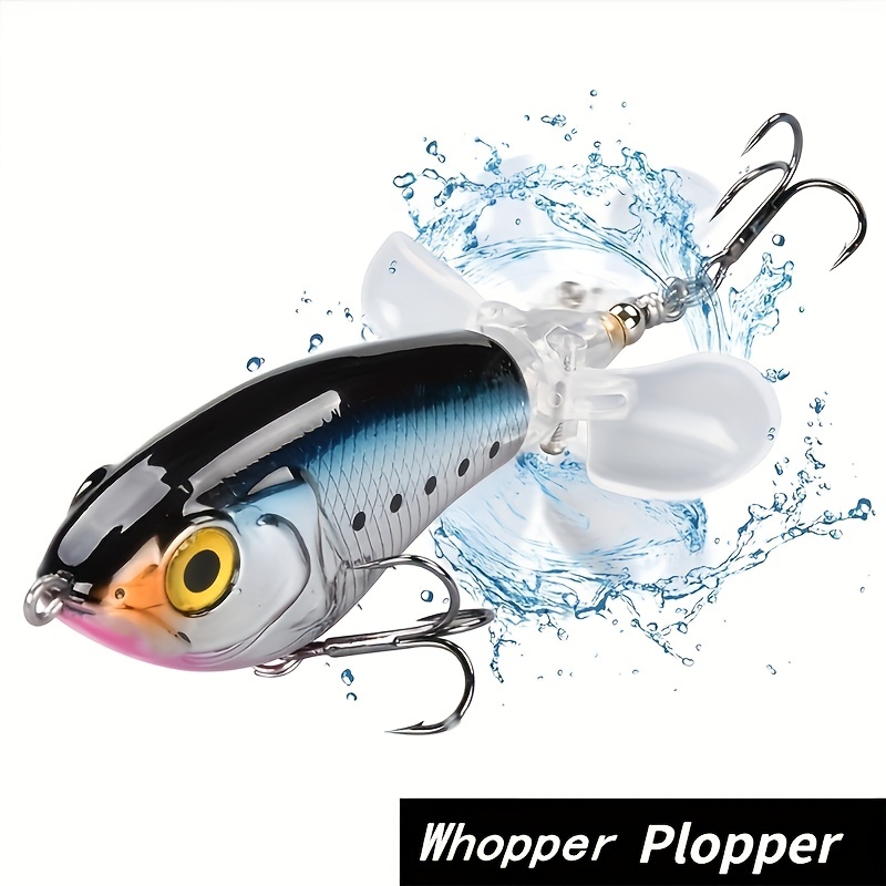 Topwater Whopper Popper Pencil Fishing Lures Catch Bass - Temu United  Kingdom