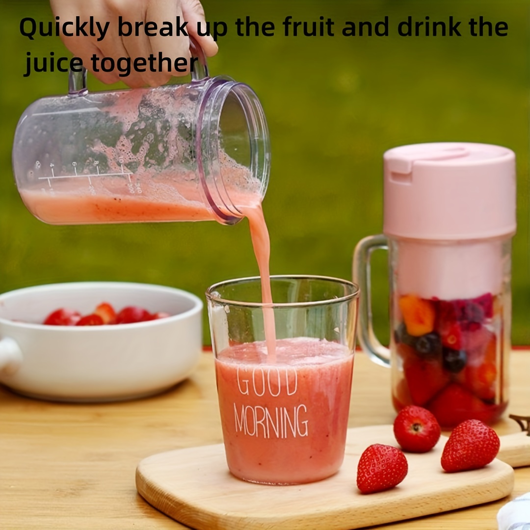 Portable Blender 20oz Large Capacity, 6 Blades Mini Blender for Shakes and  Smoothies, BPA Free Personal Blender with Rechargeable USB, Fresh Juice