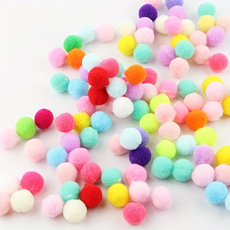 Pom Poms 25mm 60/Pkg-White