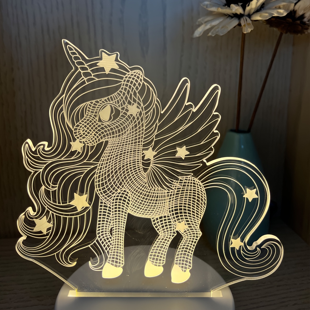 Lampe Licorne Acrylique en livraison gratuite